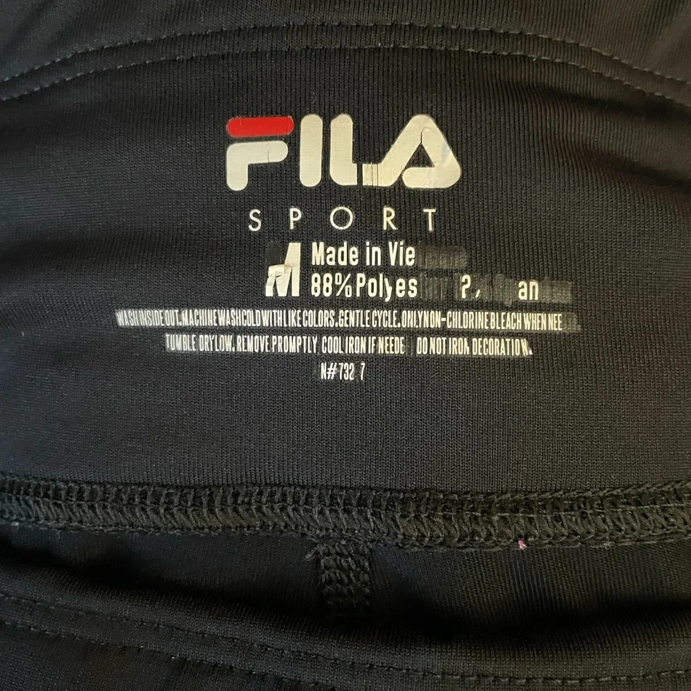 Fila Sport Athletic Wear Cropped Leggings - Picture 5 of 5